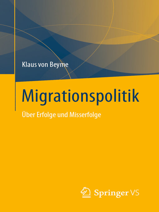 Title details for Migrationspolitik by Klaus von Beyme - Available
